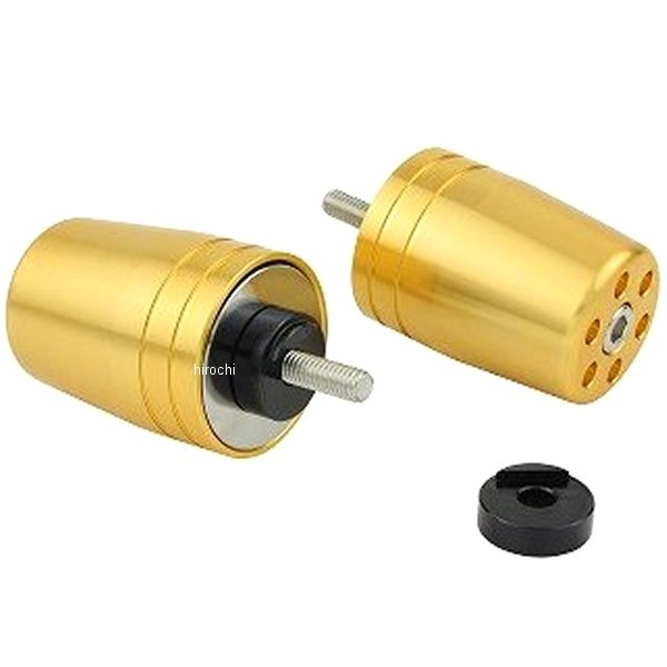 ウルトラヘビーバーエンド M6 ヤマハ、KTM用 シャンパンゴールド