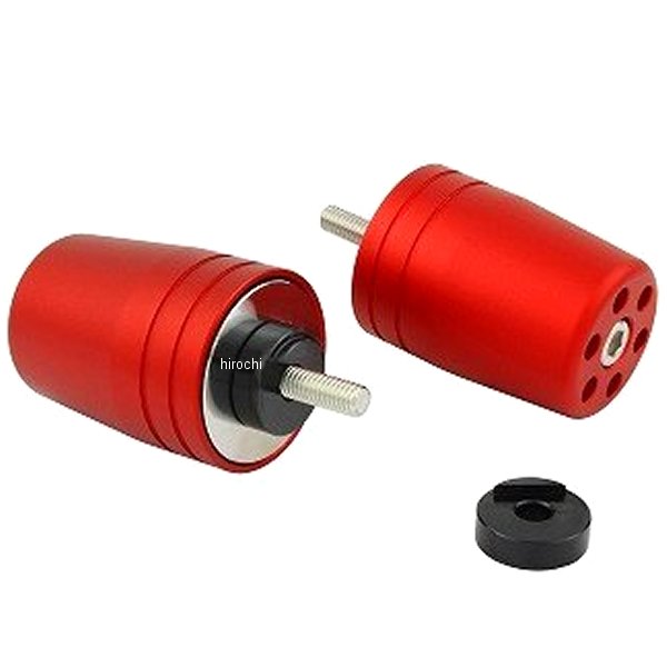 ウルトラヘビーバーエンド M6 ヤマハ、KTM用 マットレッド