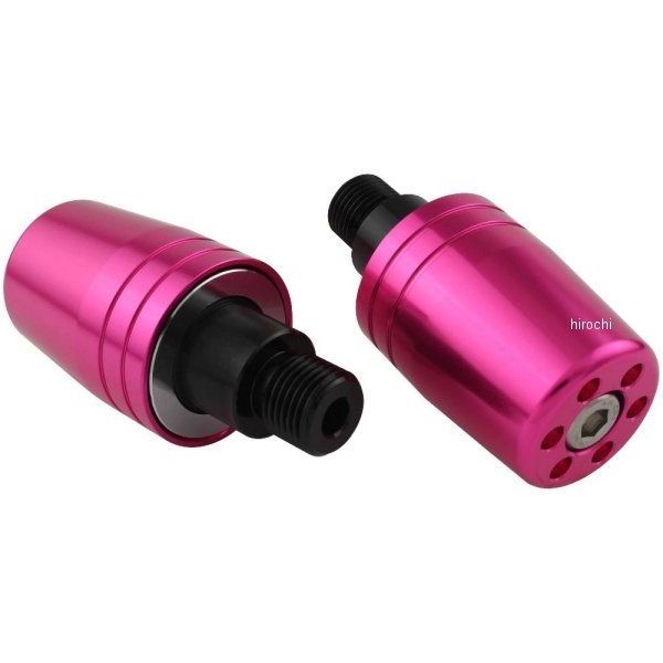 ウルトラヘビーバーエンドタイプ1 ヤマハ純正ハンドル用 M16 ピンク