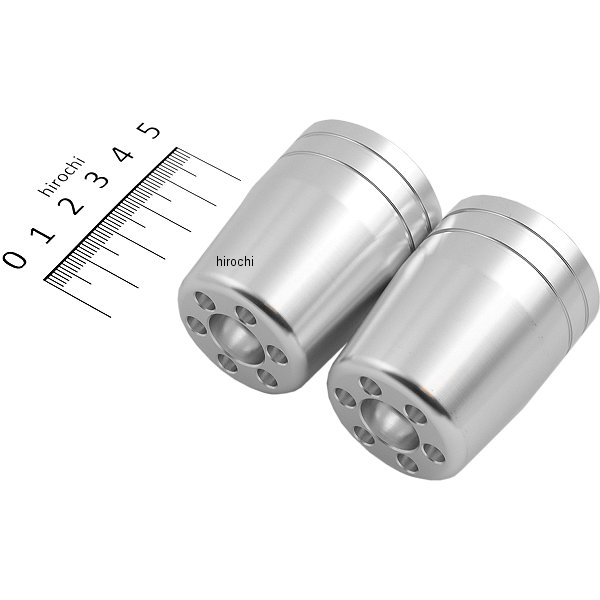 ウルトラヘビーバーエンドアウターカバー M8 2個入り シルバー