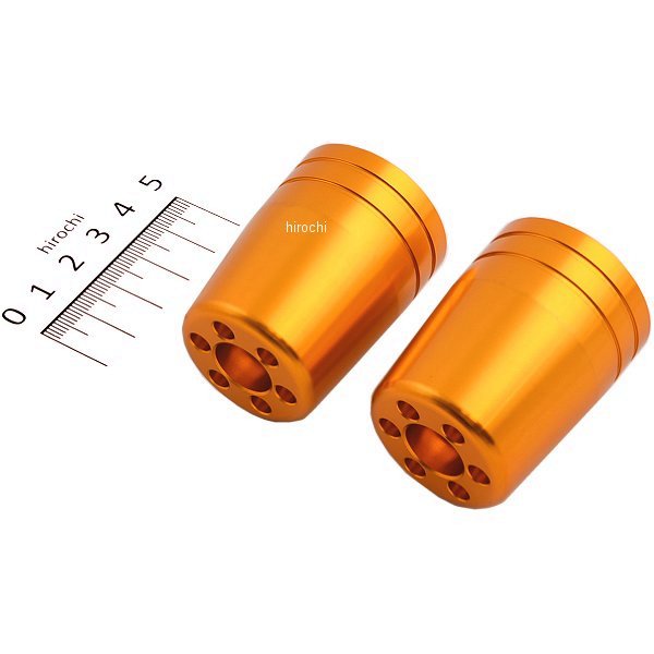 ウルトラヘビーバーエンドアウターカバー M8 2個入り ゴールド