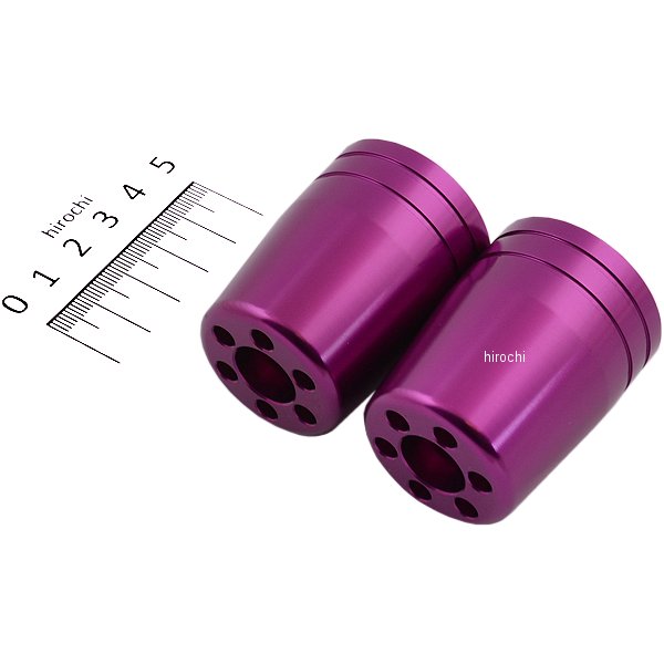 ウルトラヘビーバーエンドアウターカバー M8 2個入り ブルーベリー