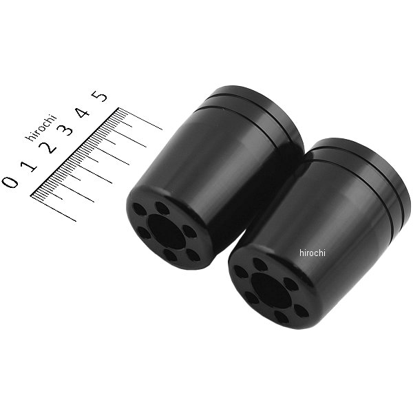 ウルトラヘビーバーエンドアウターカバー M8 2個入り 黒