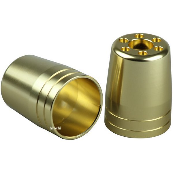 ウルトラヘビーバーエンドアウターカバー M8 2個入り シャンパンゴールド