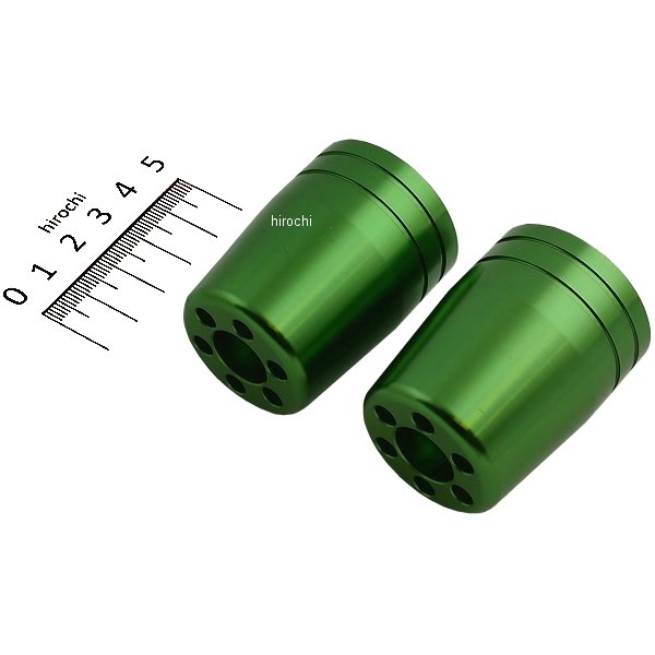 ウルトラヘビーバーエンドアウターカバー M8 2個入り ライトグリーン