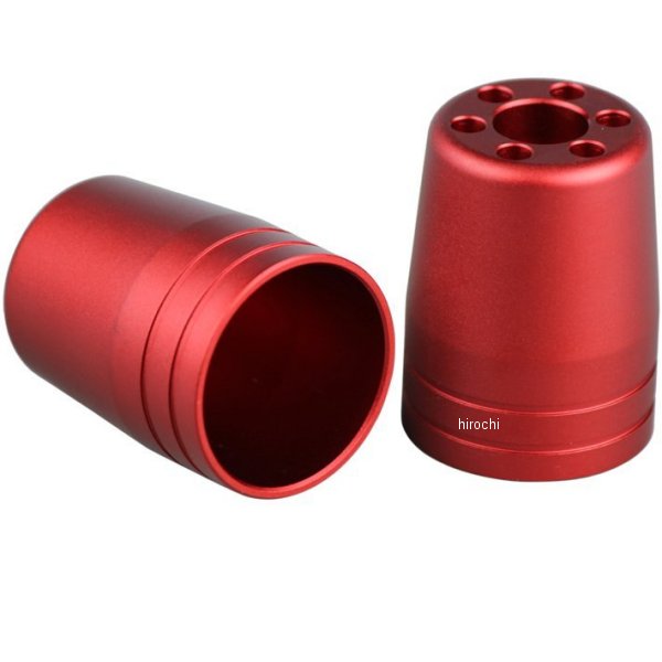 ウルトラヘビーバーエンドアウターカバー M8 2個入り マットレッド