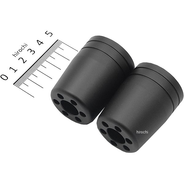 ウルトラヘビーバーエンドアウターカバー M8 2個入り マットブラック