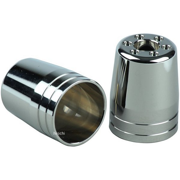 ウルトラヘビーバーエンドアウターカバー M8 2個入り クローム