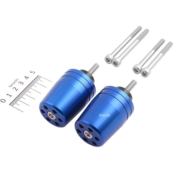 ウルトラヘビーバーエンド M6 ホンダ、スズキ用 青