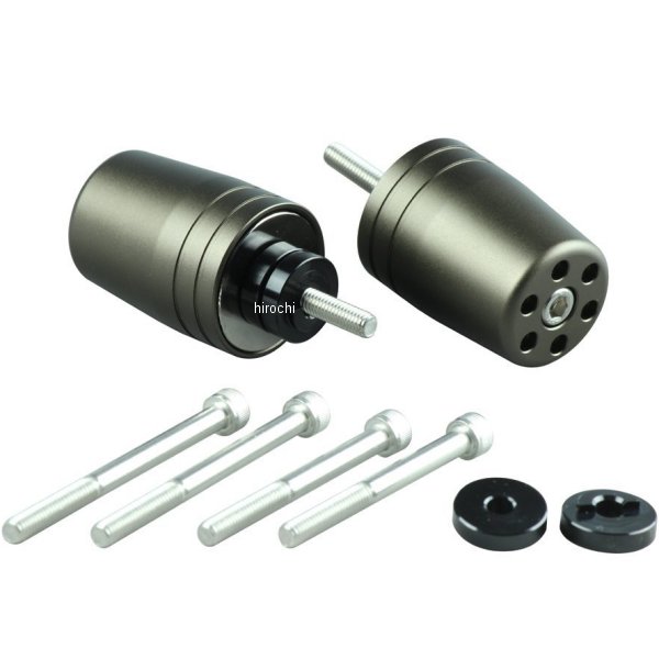 ウルトラヘビーバーエンド M6 ホンダ、スズキ用 マットチタン