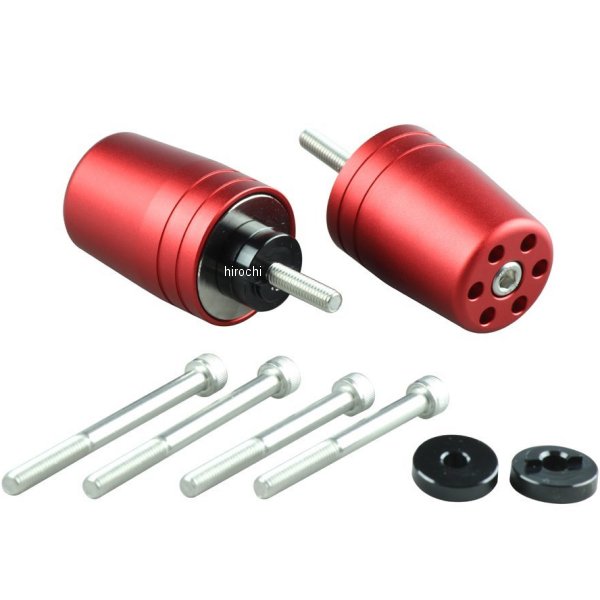 ウルトラヘビーバーエンド M6 ホンダ、スズキ用 マットレッド