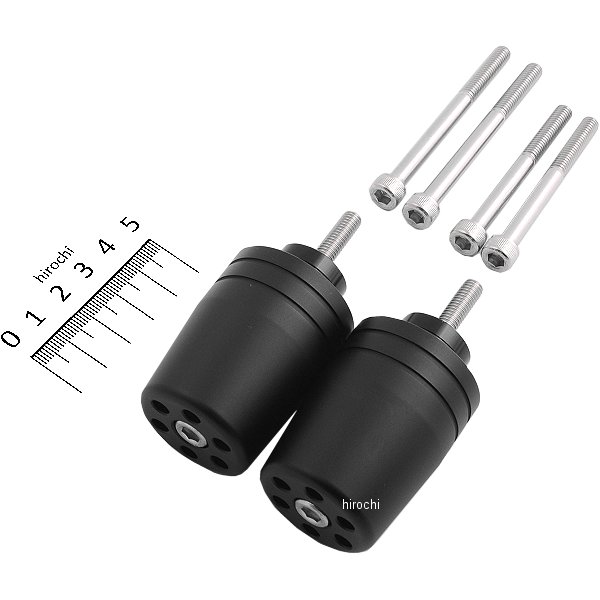 ウルトラヘビーバーエンド M6 ホンダ、スズキ用 マットブラック