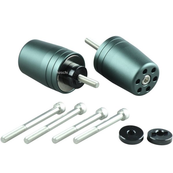 ウルトラヘビーバーエンド M6 ホンダ、スズキ用 マットグレー