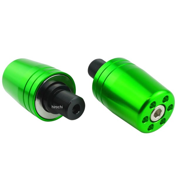 ウルトラヘビーバーエンド M17 カワサキ用 ライムグリーン