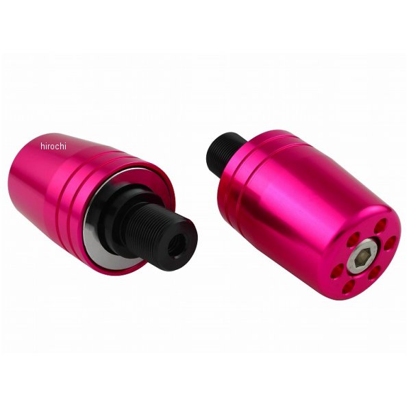 ウルトラヘビーバーエンドタイプ1 カワサキ純正ハンドル用 M17 ピンク