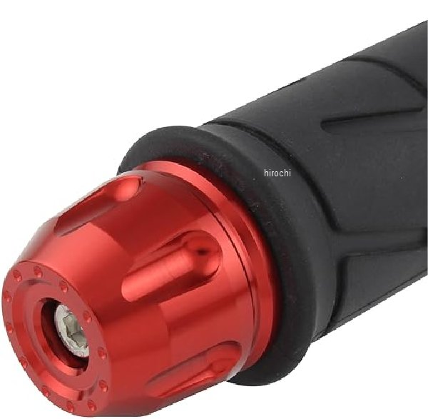 リボルバーエンド ホンダ スズキ純正ハンドル M6タイプ レッド