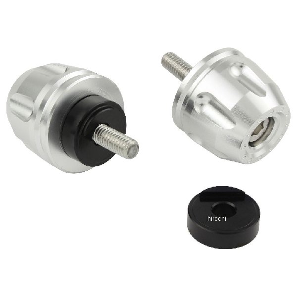 リボルバーエンド ヤマハ純正ハンドル M6タイプ シルバー