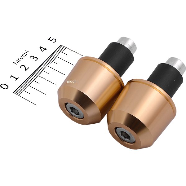 ミドルウエイトバーエンド 汎用 シャンパンゴールド