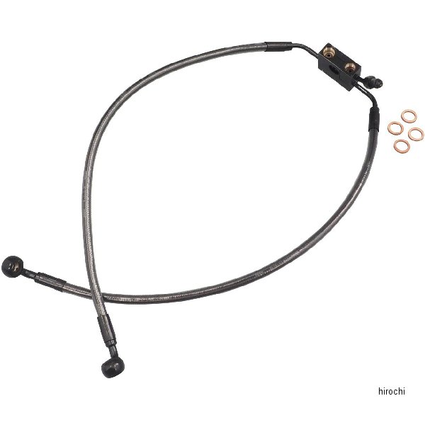 BP ABSダブルブレーキラインキット ロワー M8ソフテイル