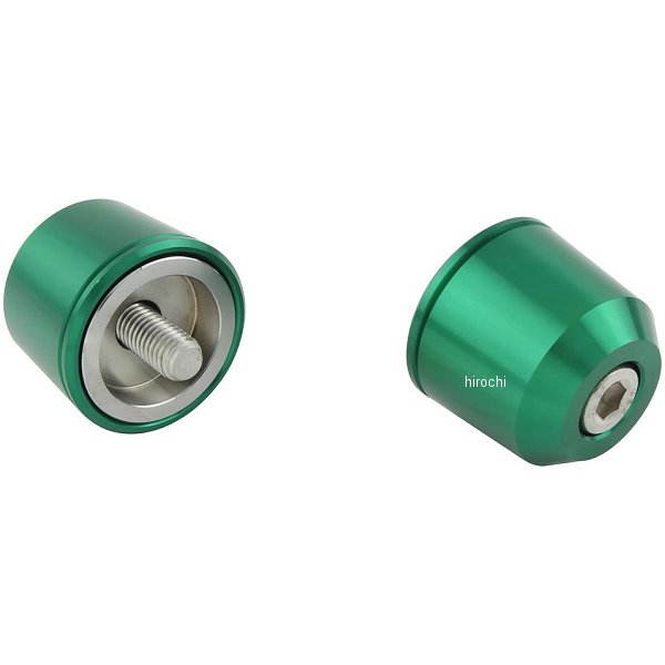 ミドルウエイトバーエンド M8 カワサキ用 ダークグリーン