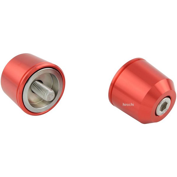 ミドルウエイトバーエンド M8 カワサキ用 ディープオレンジ