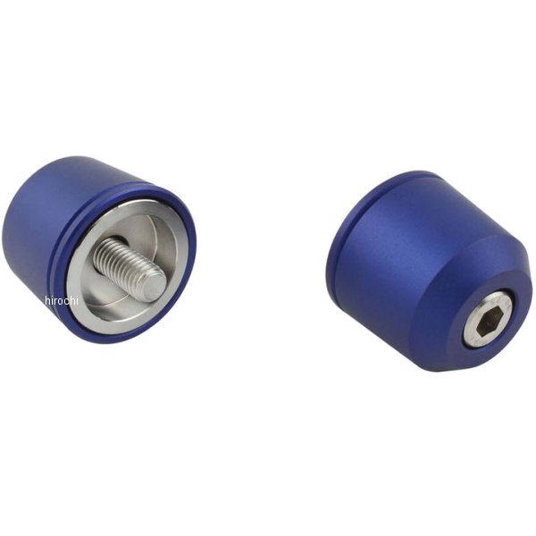 ミドルウエイトバーエンド M8 カワサキ用 マットブルー