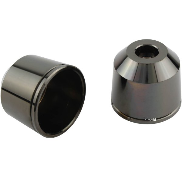 ミドルウエイトバーエンド アウターカバー M6 2個入り ブラッククローム