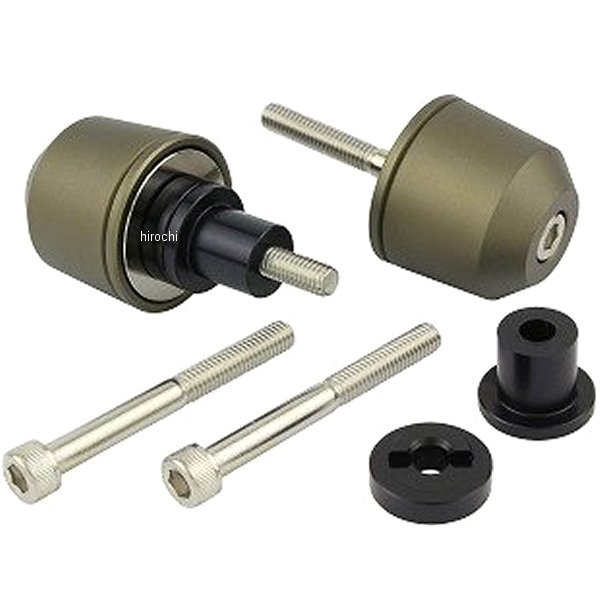 ミドルウエイトバーエンド M6 カワサキ用 マットチタン