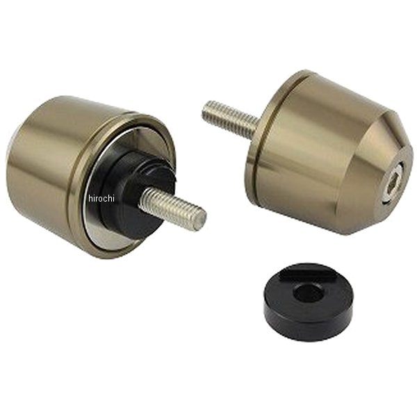 ミドルウエイト バーエンド M6 ヤマハ、KTM用 チタン