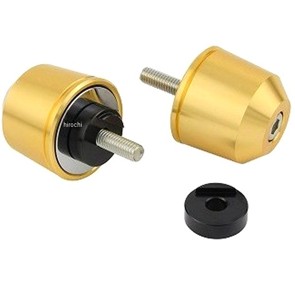 ミドルウエイト バーエンド M6 ヤマハ、KTM用 シャンパンゴールド