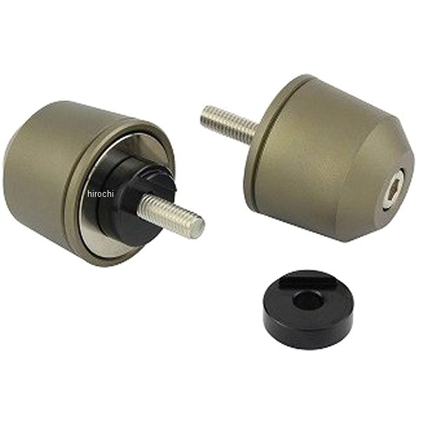 ミドルウエイト バーエンド M6 ヤマハ、KTM用 マットチタン