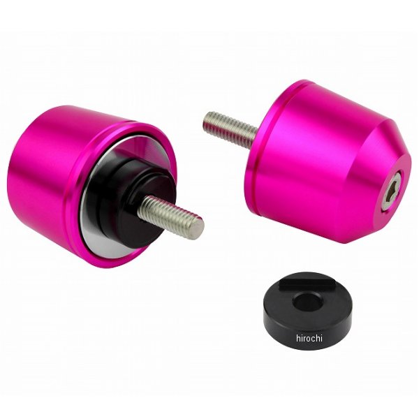 ミドルウェイトバーエンド ヤマハ純正ハンドル用 M6 ピンク