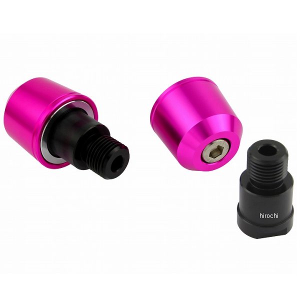 ミドルウェイトバーエンド ヤマハ純正ハンドル用 M16 ピンク