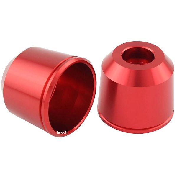 ミドルウエイトバーエンド アウターカバー M8 2個入り 赤