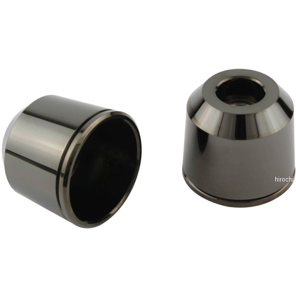 ミドルウエイトバーエンド アウターカバー M8 2個入り ブラッククローム