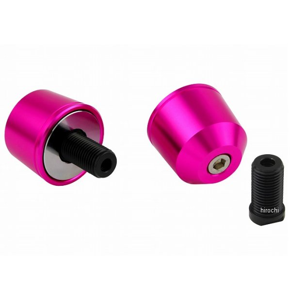 ミドルウェイトバーエンド スズキ純正ハンドル用 M12 ピンク