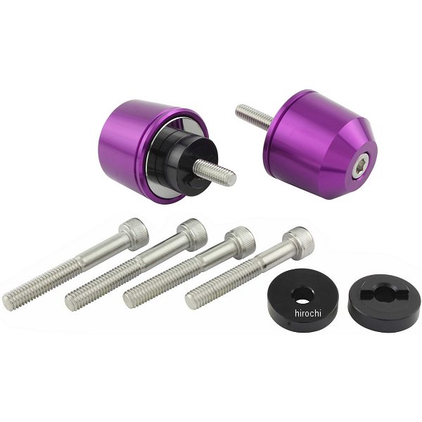 ミドルウエイトバーエンド M6 ホンダ、スズキ用 ブルーベリー