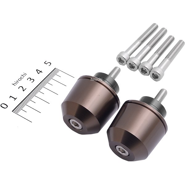 ミドルウエイトバーエンド M6 ホンダ、スズキ用 チタン