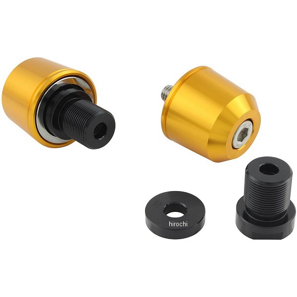 ミドルウエイトバーエンド M17 カワサキ用 ゴールド