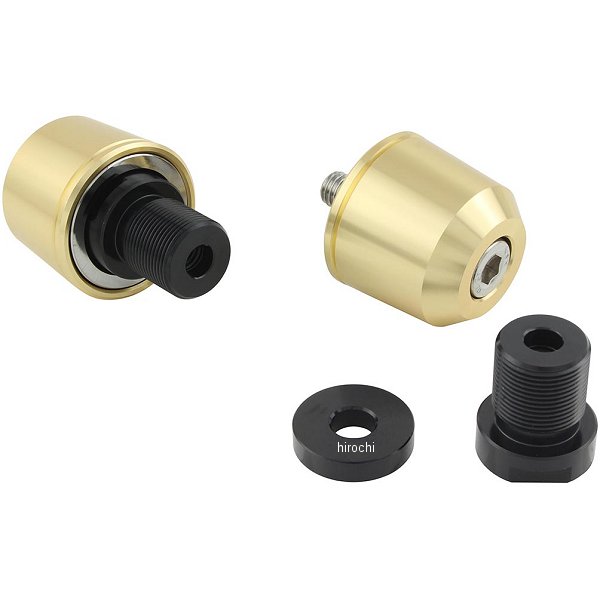 ミドルウエイトバーエンド M17 カワサキ用 シャンパンゴールド