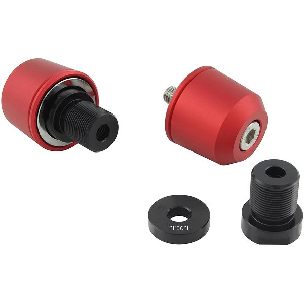 ミドルウエイトバーエンド M17 カワサキ用 マットレッド