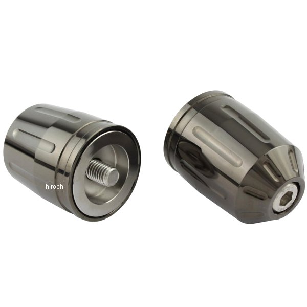 ウルトラヘビーバーエンドタイプ2 KAWASAKI純正ハンドル M8用 ブラッククローム