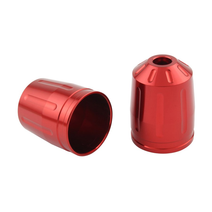 ウルトラヘビーバーエンドアウターカバー タイプ2 M6 2個入り 赤