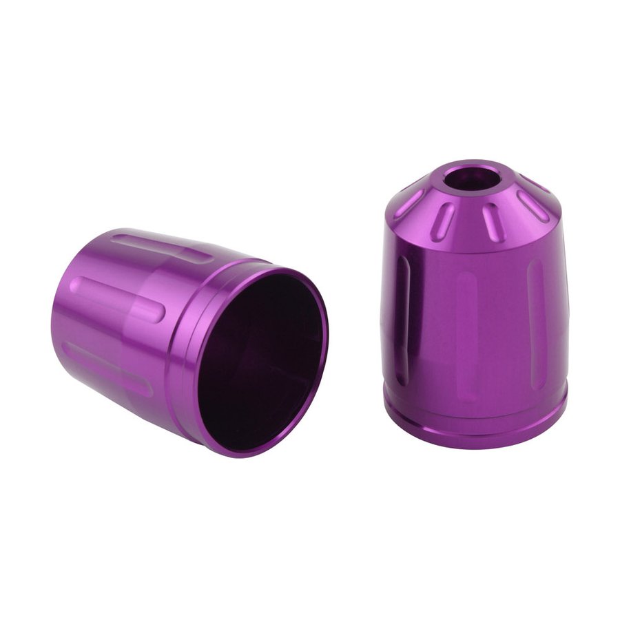 ウルトラヘビーバーエンドアウターカバー タイプ2 M6 2個入り ブルーベリー