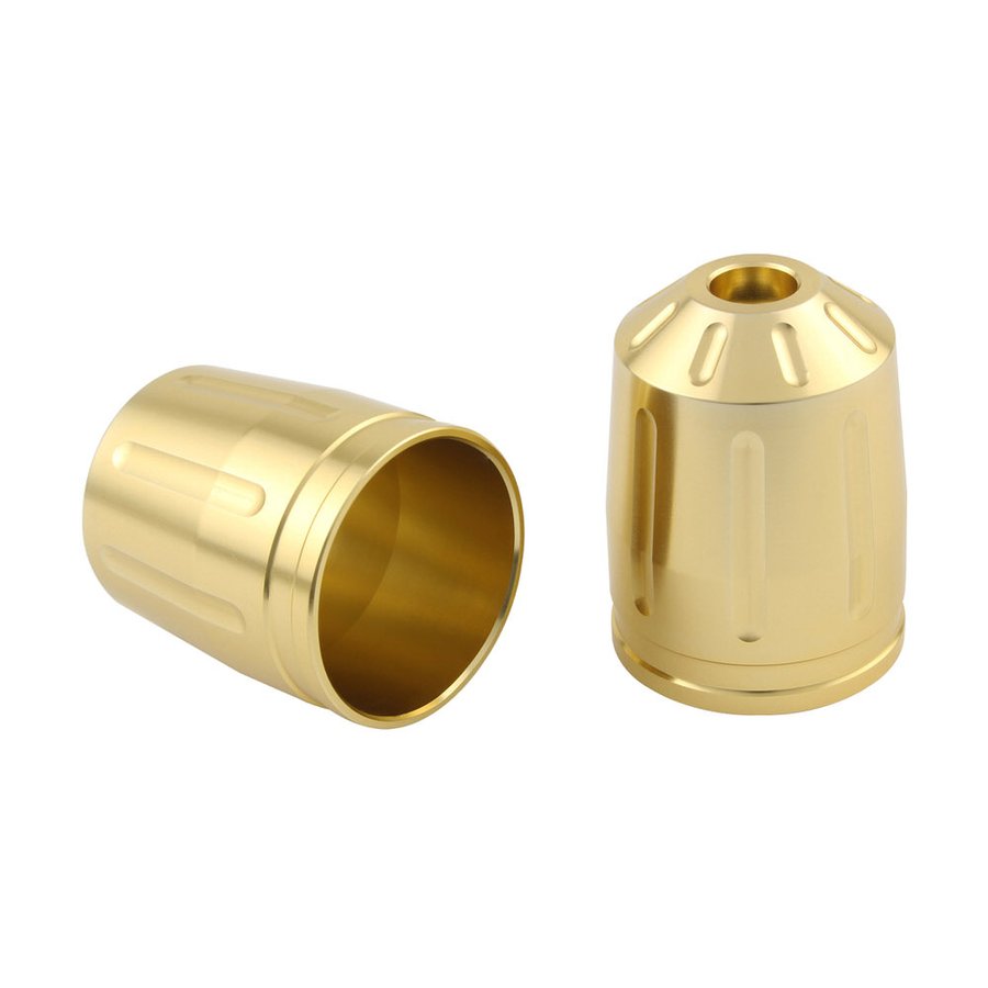 ウルトラヘビーバーエンドアウターカバー タイプ2 M6 2個入り シャンパンゴールド