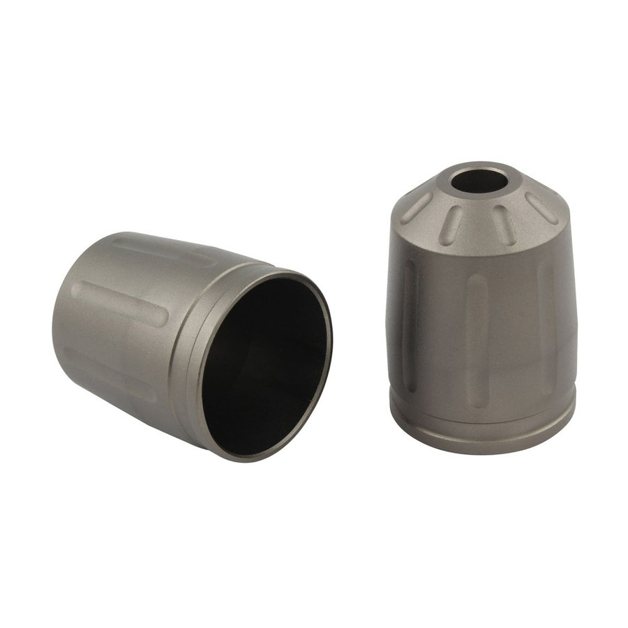 ウルトラヘビーバーエンドアウターカバー タイプ2 M6 2個入り マットチタン