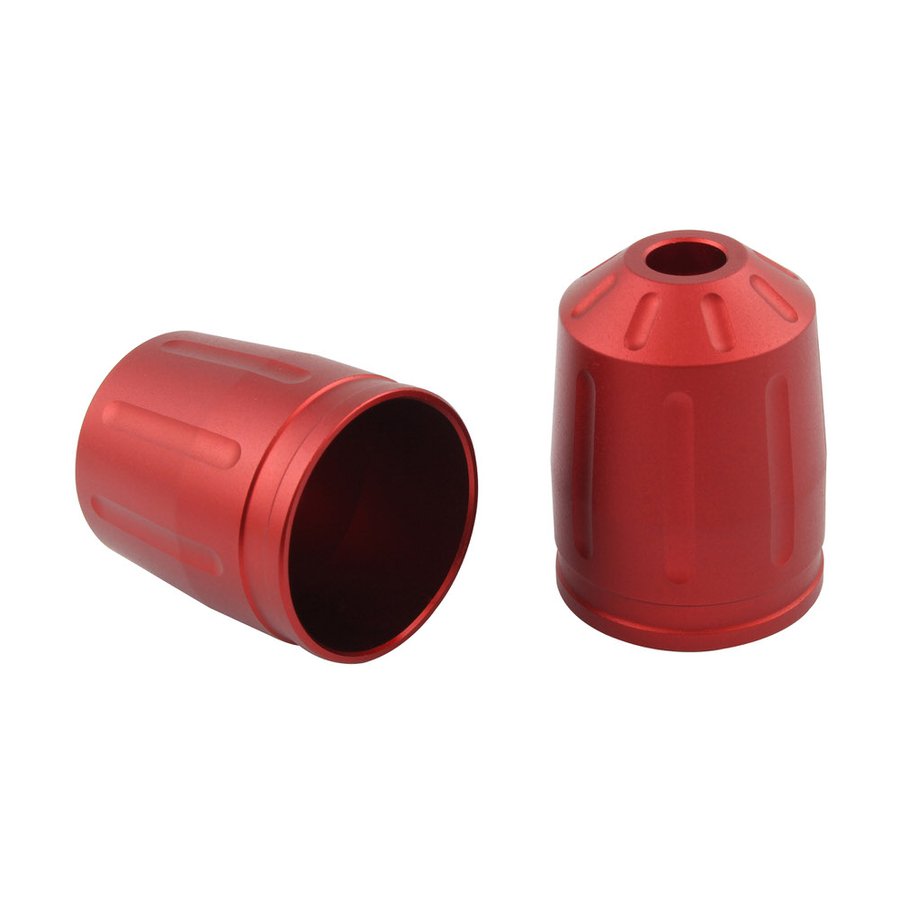 ウルトラヘビーバーエンドアウターカバー タイプ2 M6 2個入り マットレッド