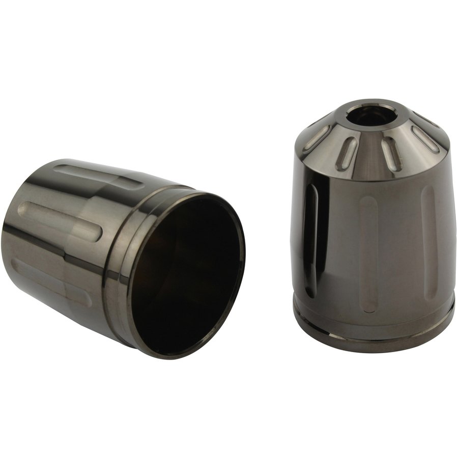 ウルトラヘビーバーエンドアウターカバー タイプ2 M6 2個入り ブラッククローム