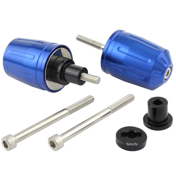 ウルトラヘビーバーエンド M6 カワサキ用 青