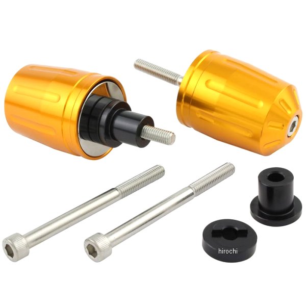 ウルトラヘビーバーエンド M6 カワサキ用 ゴールド